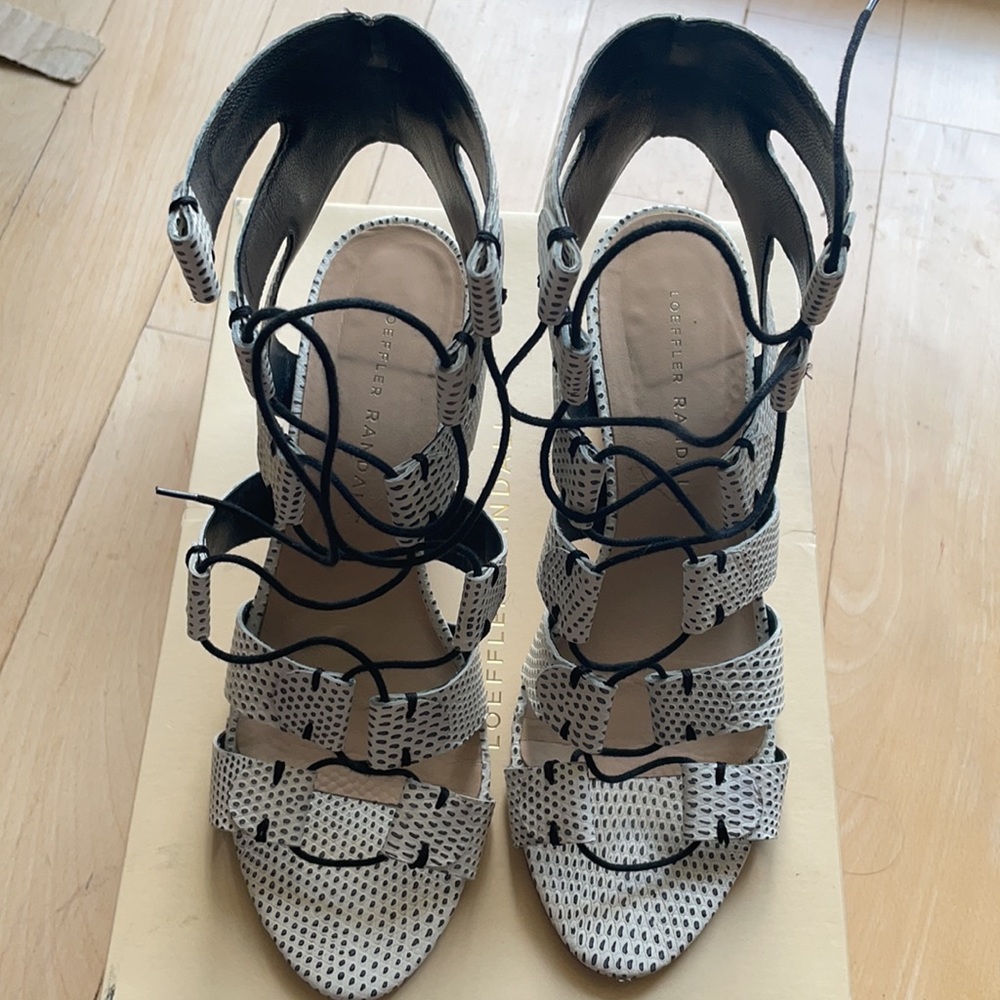 Loeffler Randall sandals 7.5 designer sandals Bloomingdales designer shoes